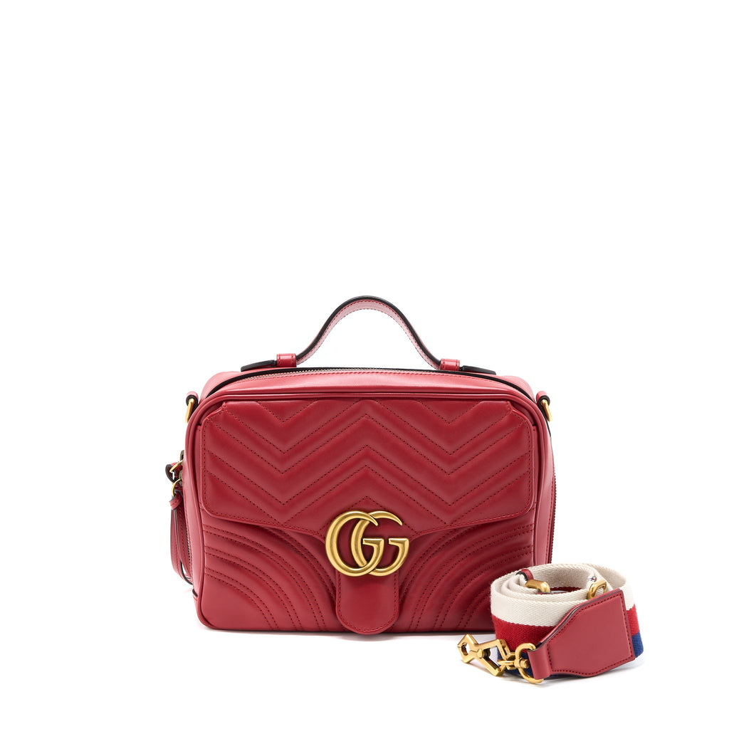 gucci-sylvie-web-gg-marmont-bag-calfskin-red-ghw