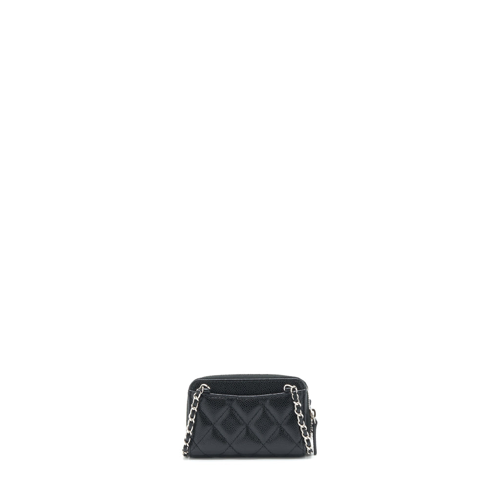 chanel-mini-zippy-card-holder-with-chain-caviar-black-shw