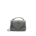 saint-laurent-college-bag-calfskin-grey-ruthenium-hardware