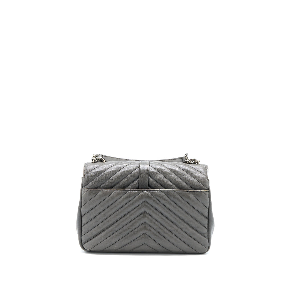 saint-laurent-college-bag-calfskin-grey-ruthenium-hardware