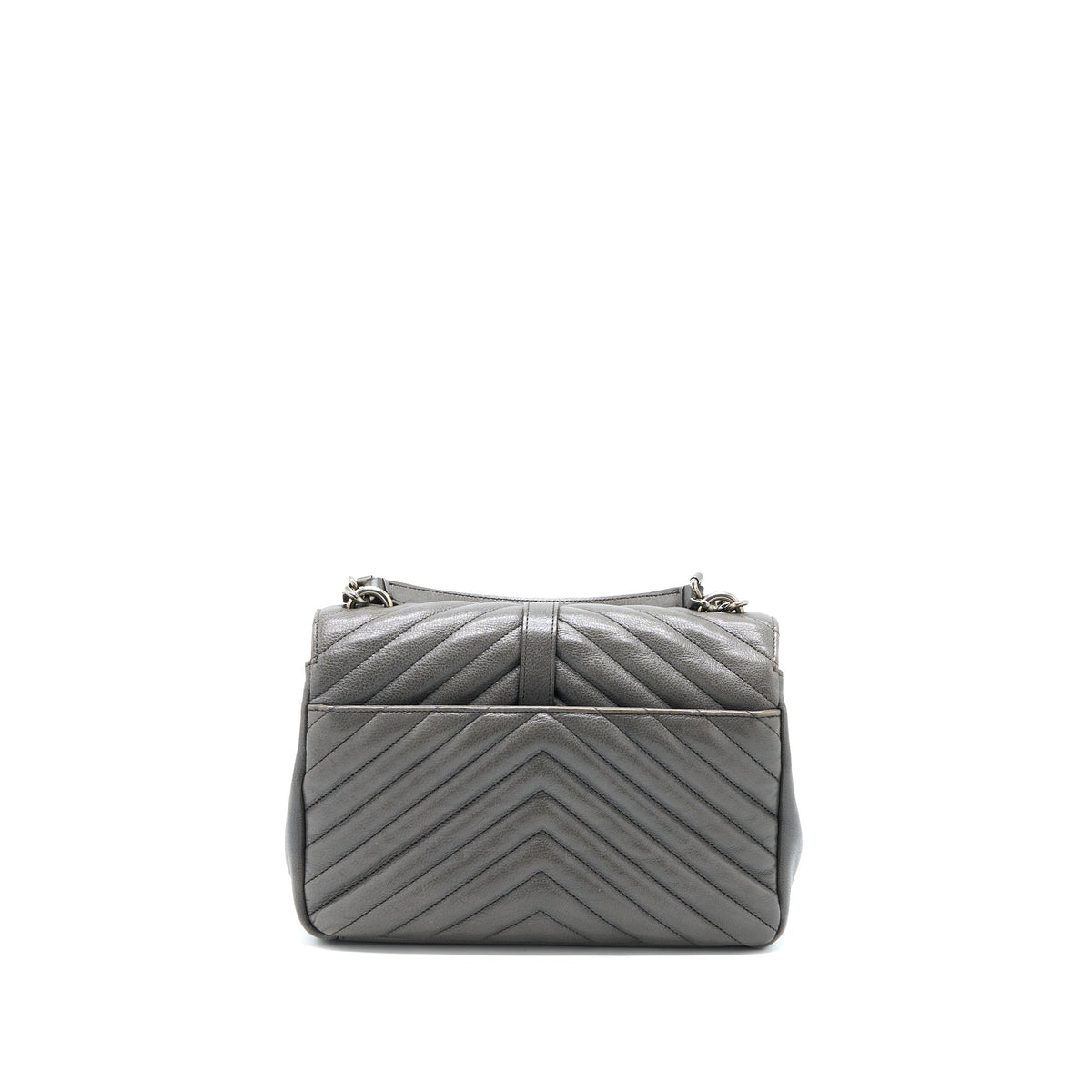 saint-laurent-college-bag-calfskin-grey-ruthenium-hardware