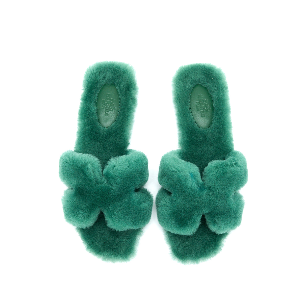 hermes-size-38-sandal-oran-peau-green