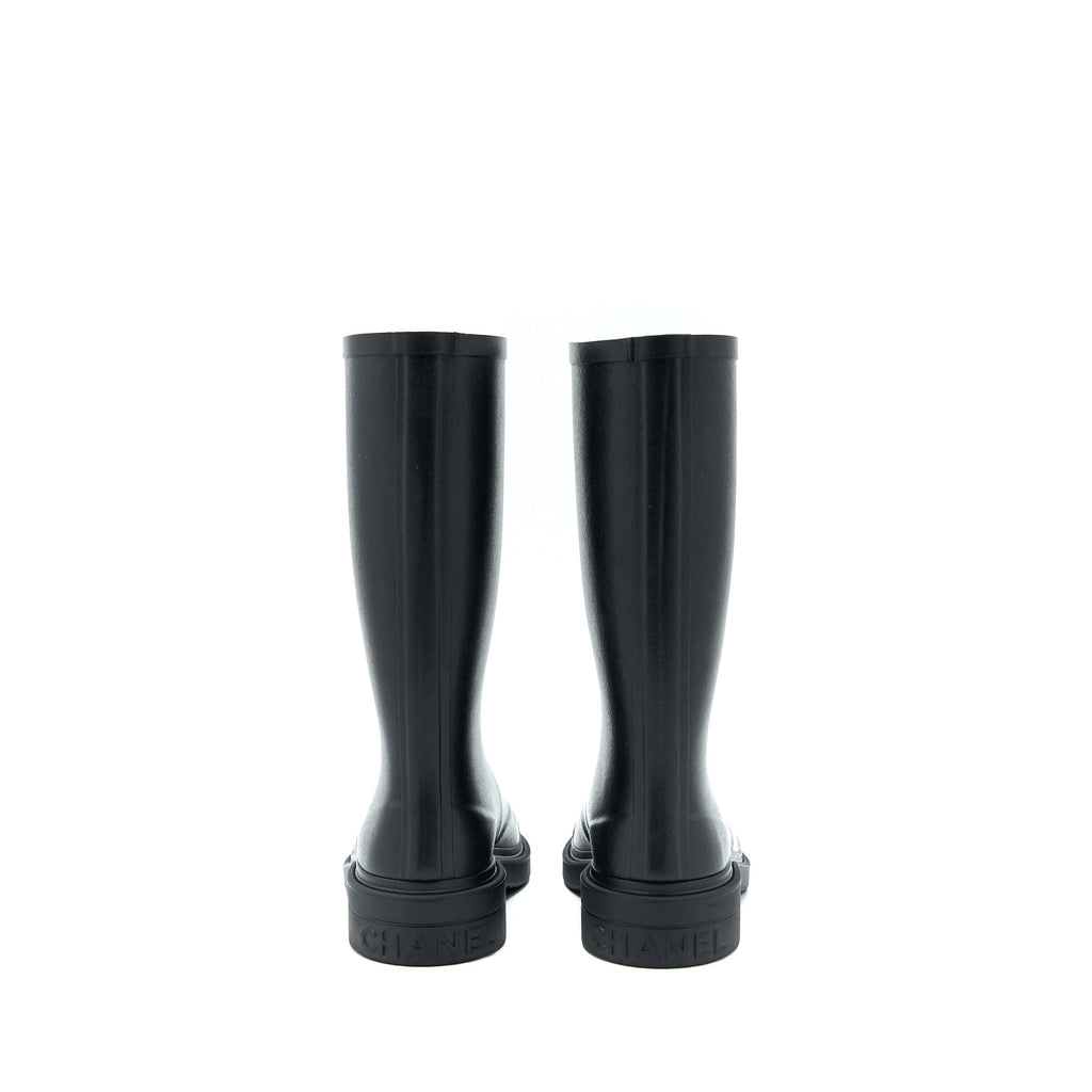 chanel-size-39-rubber-boost-black-white