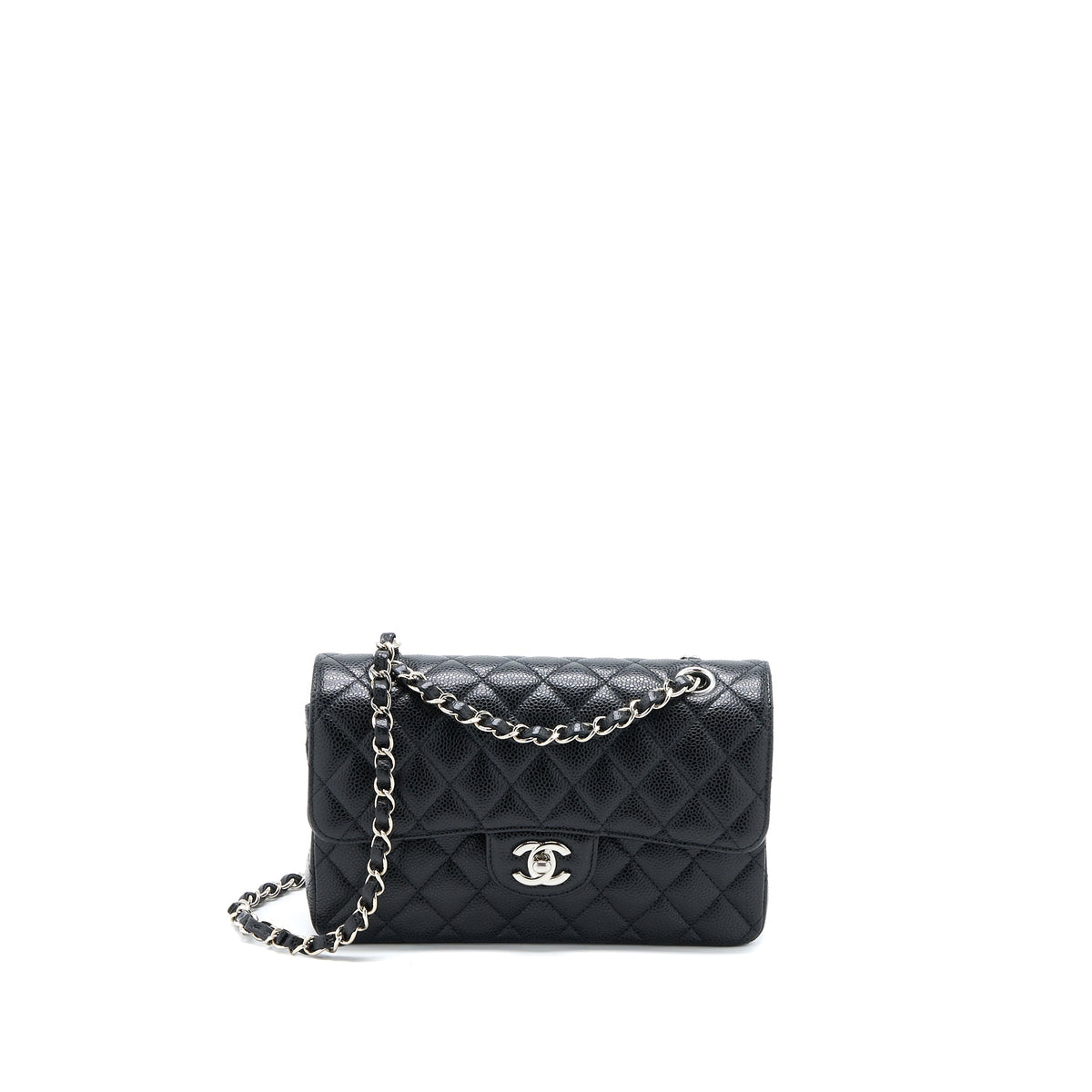 chanel-small-classic-flap-bag-caviar-black-shw