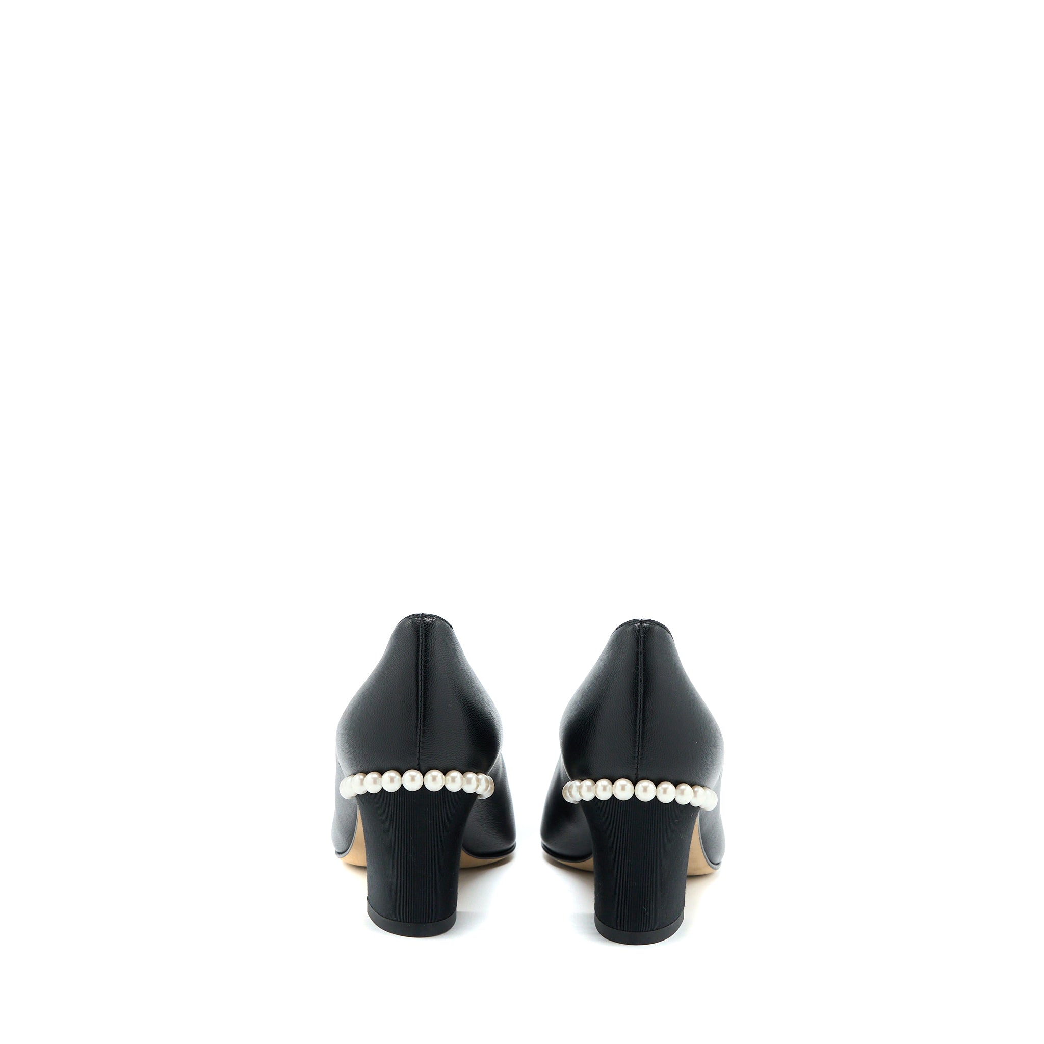 chanel-size-36-cc-logo-heels-with-pearl-black