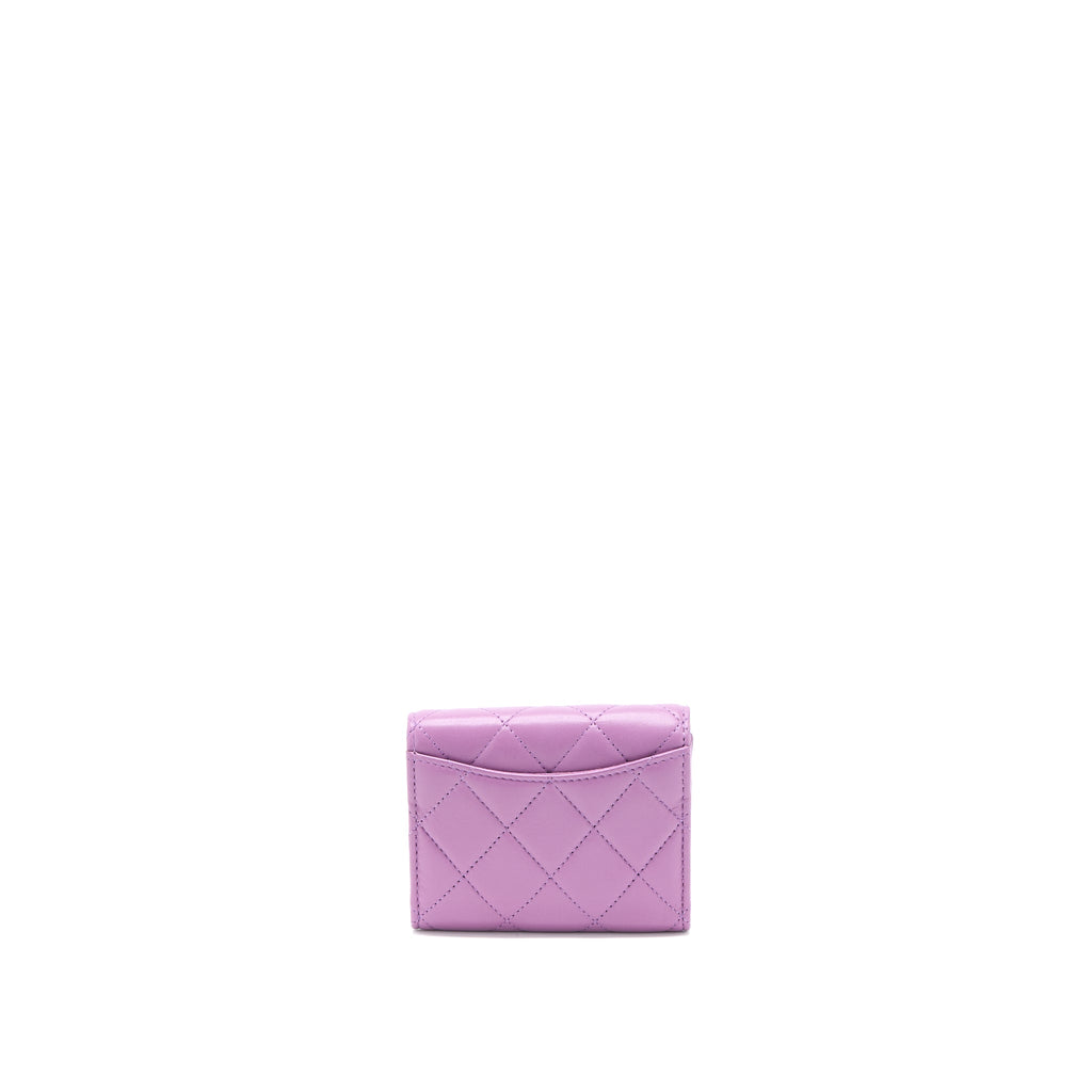 chanel-clutch-on-chain-lambskin-purple-shw