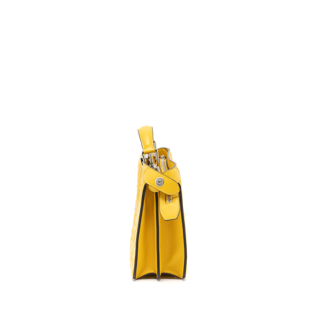 fendi-top-handle-peekaboo-lambskin-yellow-shw