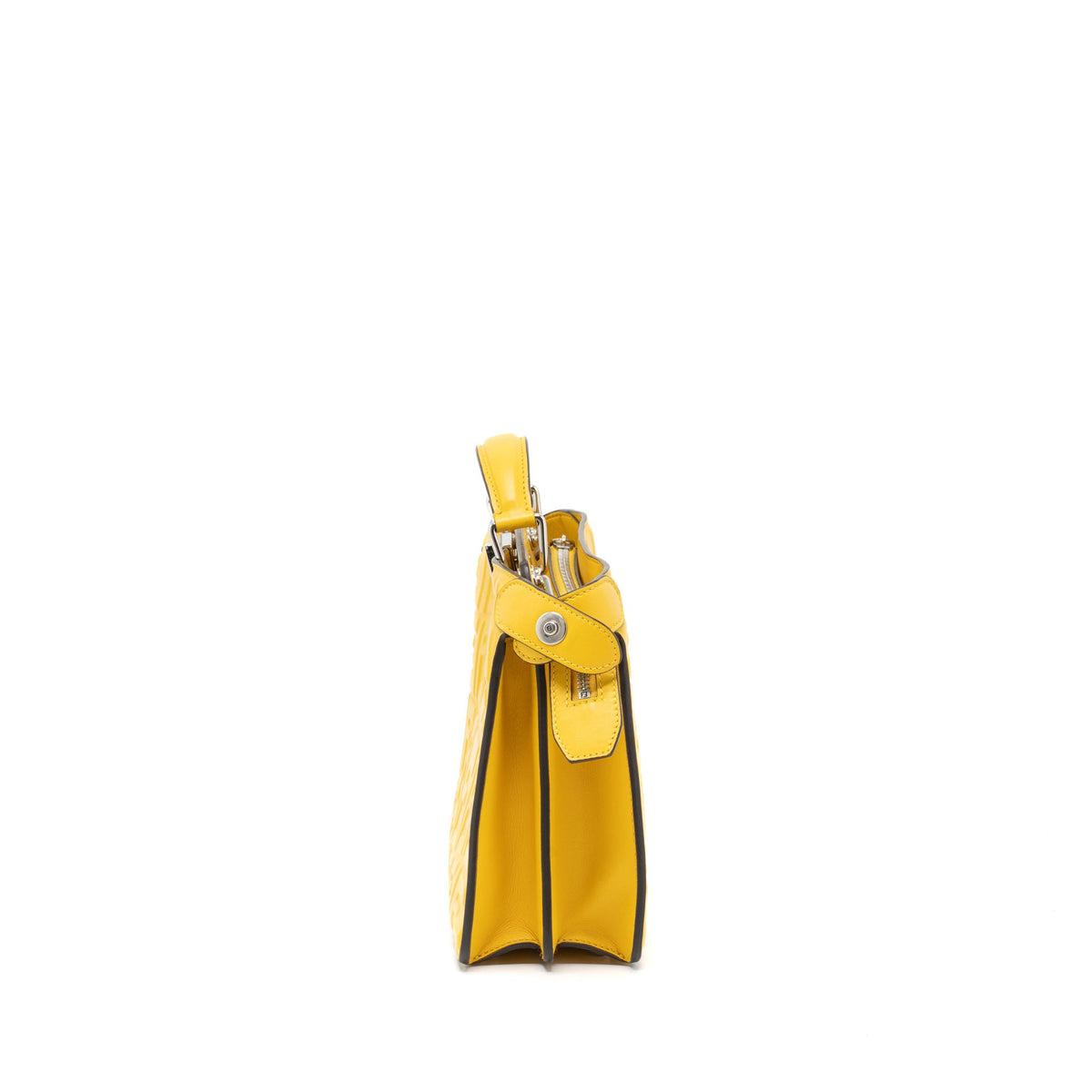 fendi-top-handle-peekaboo-lambskin-yellow-shw