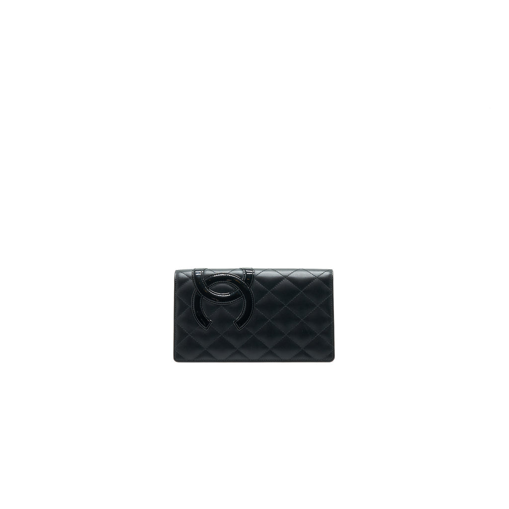 chanel-cambon-line-bifold-long-wallet-black