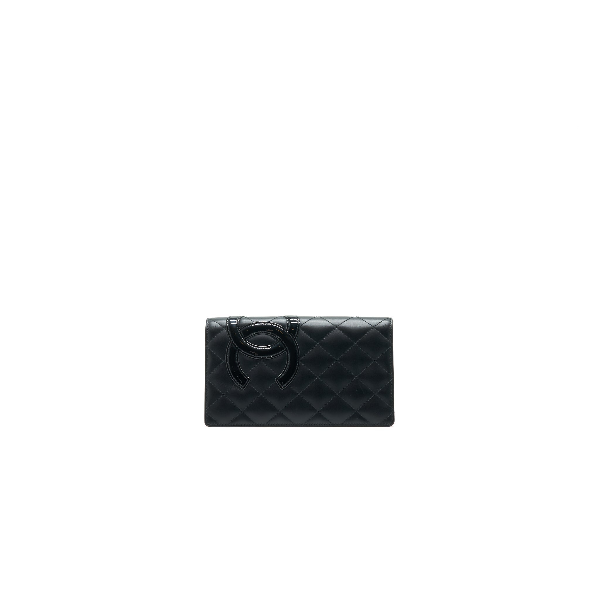 chanel-cambon-line-bifold-long-wallet-black