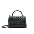 chanel-coco-handle-small-flap-bag-grained-calfskin-black-metal