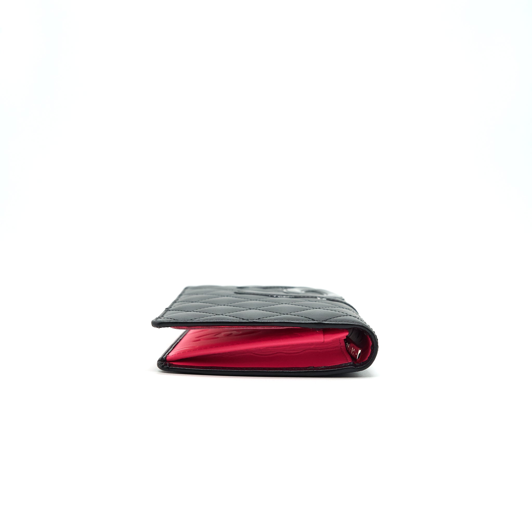 chanel-cambon-line-bifold-long-wallet-black