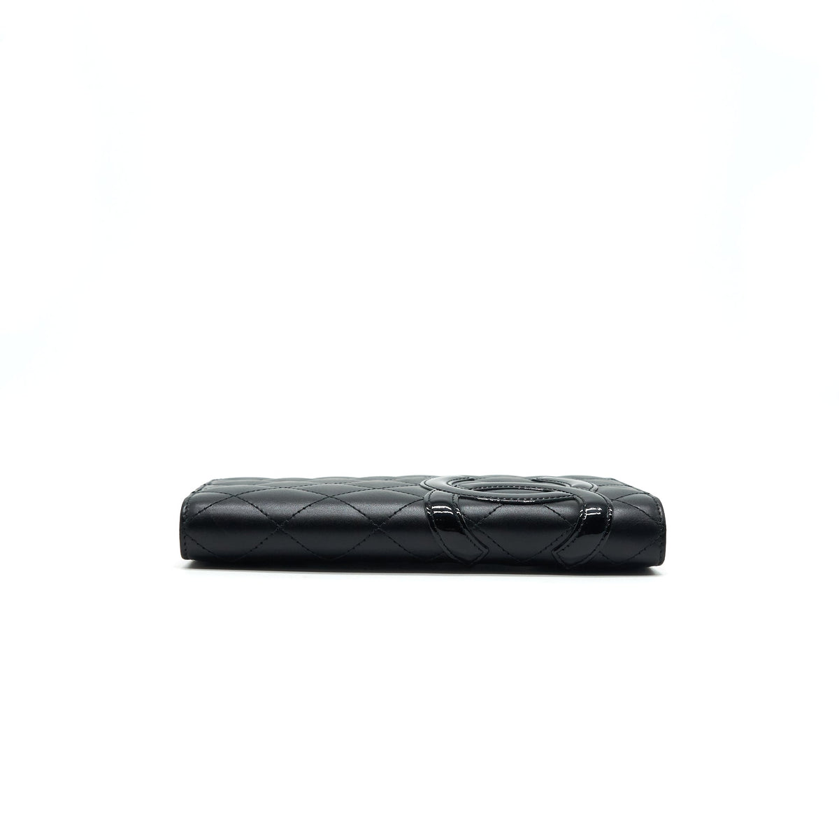 chanel-cambon-line-bifold-long-wallet-black