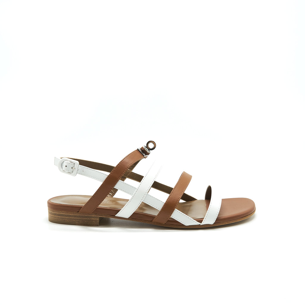 hermes-sandal-white-and-gold-size-39