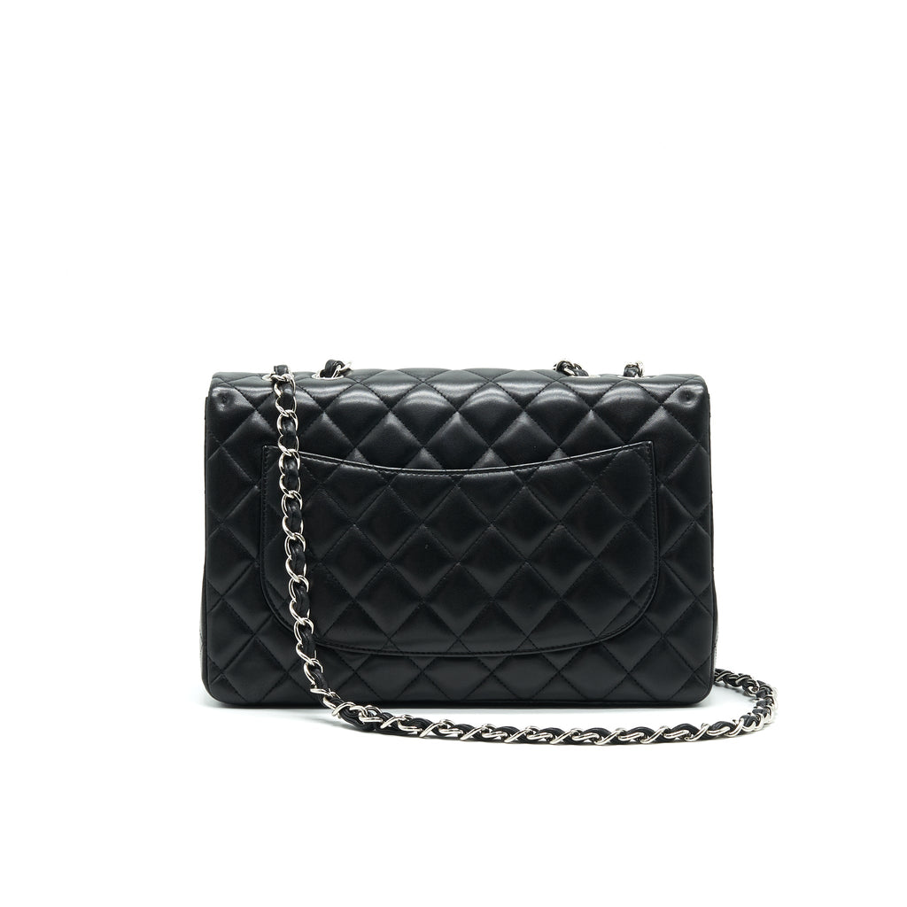 chanel-single-flap-jumbo-bag-lambskin-black-shw