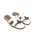 hermes-oran-sandals-blanc-size-38