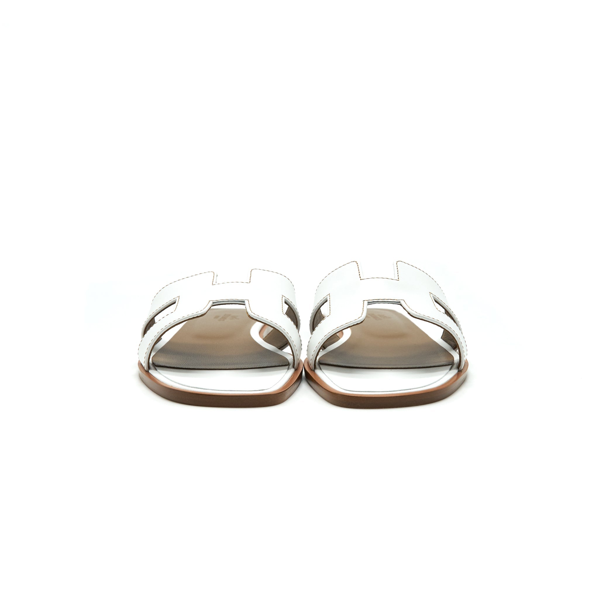 hermes-oran-sandals-blanc-size-38