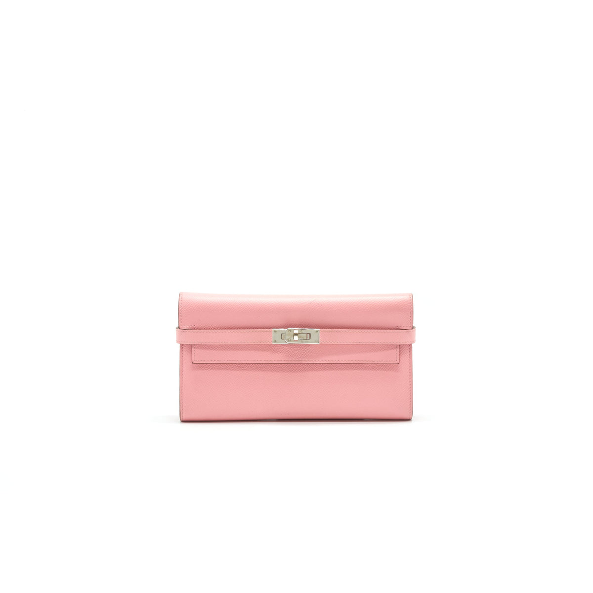 hermes-kelly-long-wallet-pink-shw