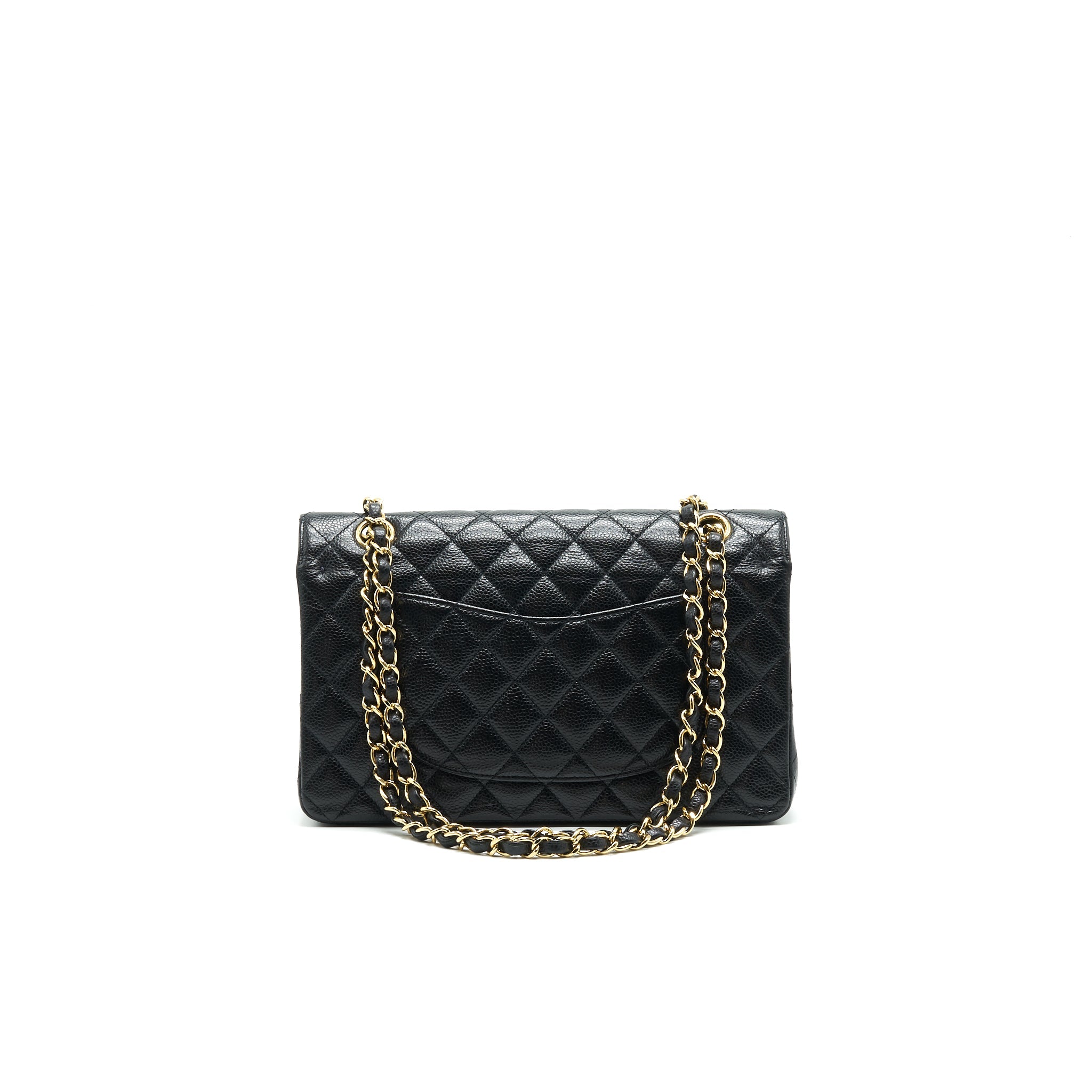 chanel-medium-classic-double-flap-bag-caviar-black-ghw-serial16