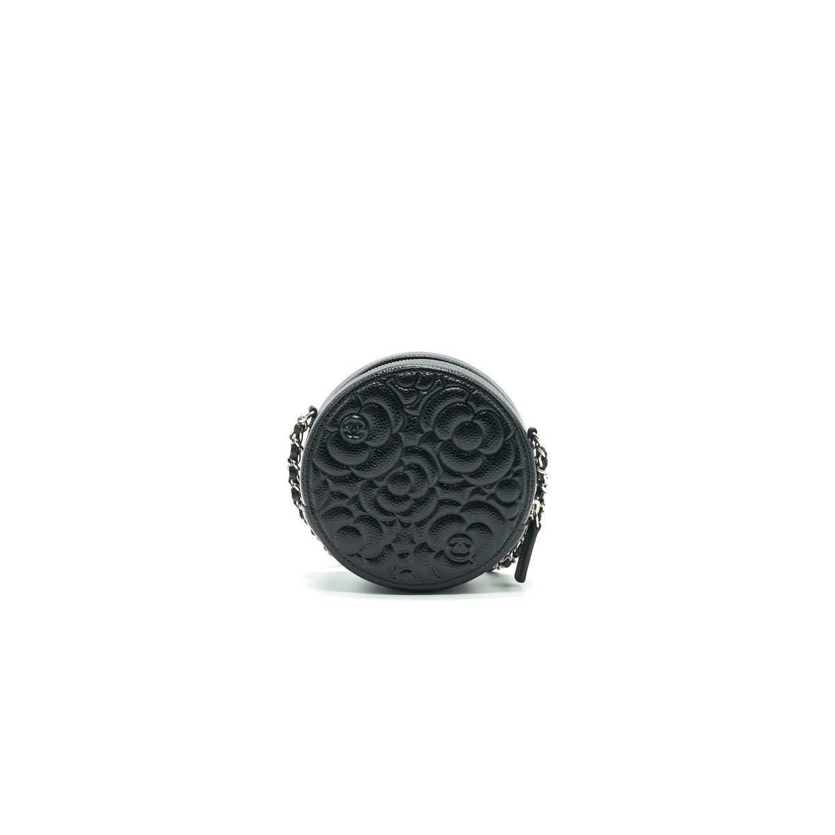 chanel-camellia-round-clutch-with-chain-black
