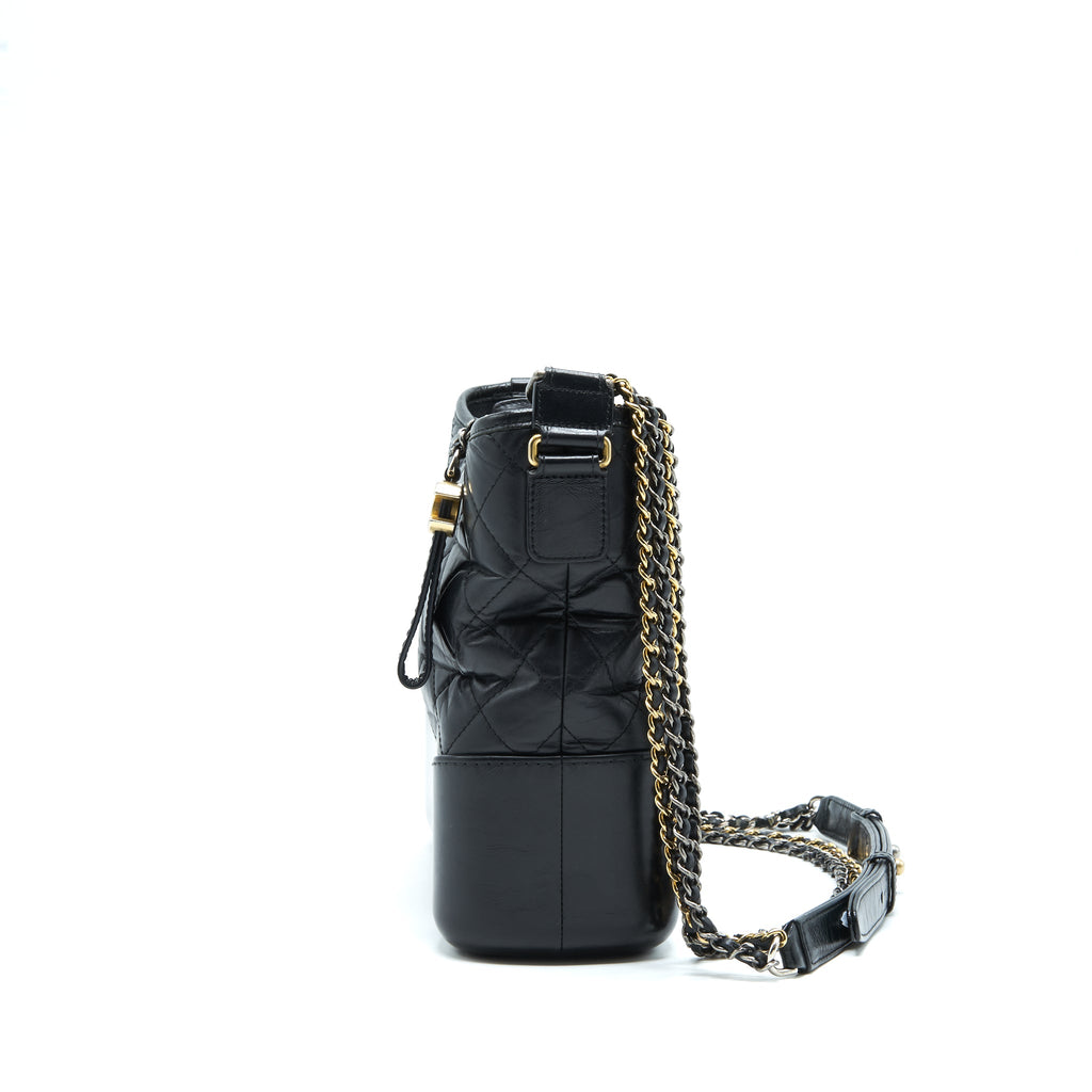 chanel-large-gabrielle-hobo-bag-black-gold-sliver-hardware