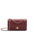 chanel-medium-classic-double-flap-bag-caviar-dark-red-lghw