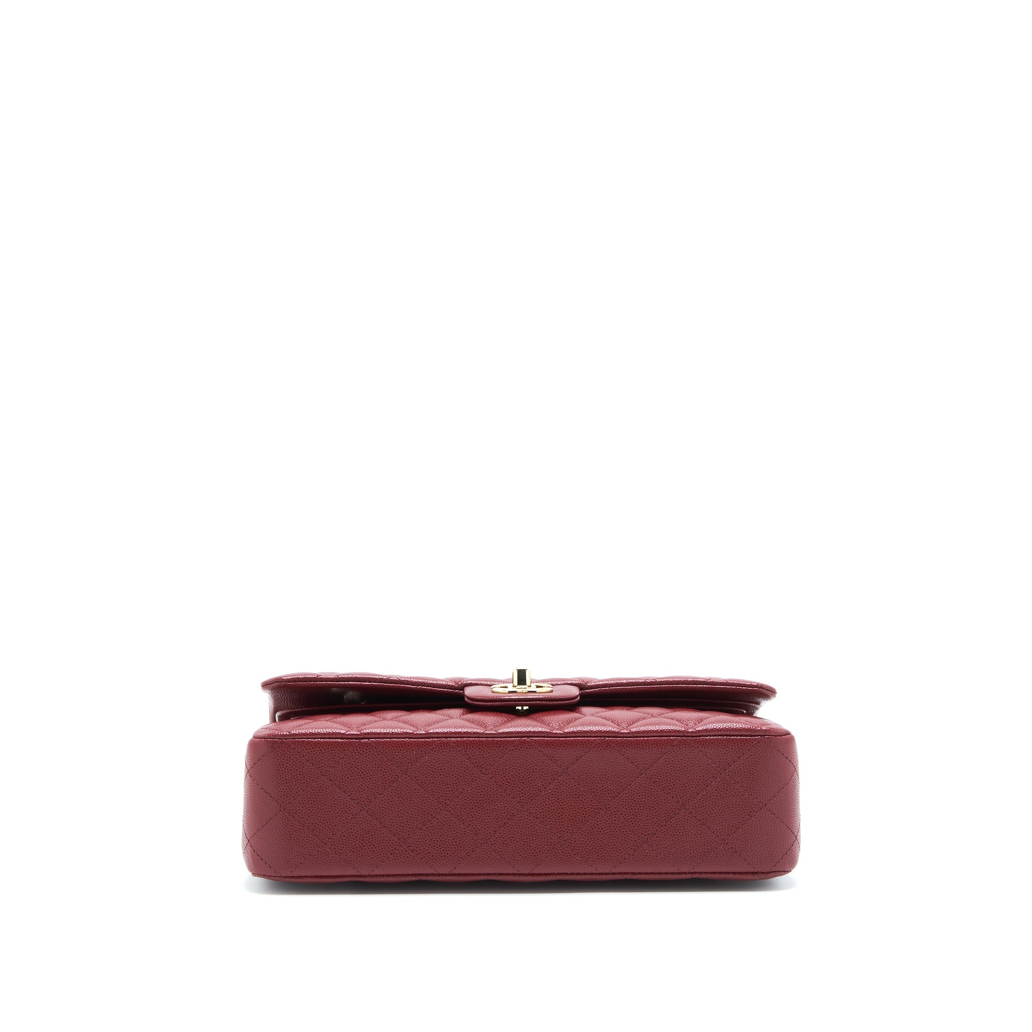 chanel-medium-classic-double-flap-bag-caviar-dark-red-lghw