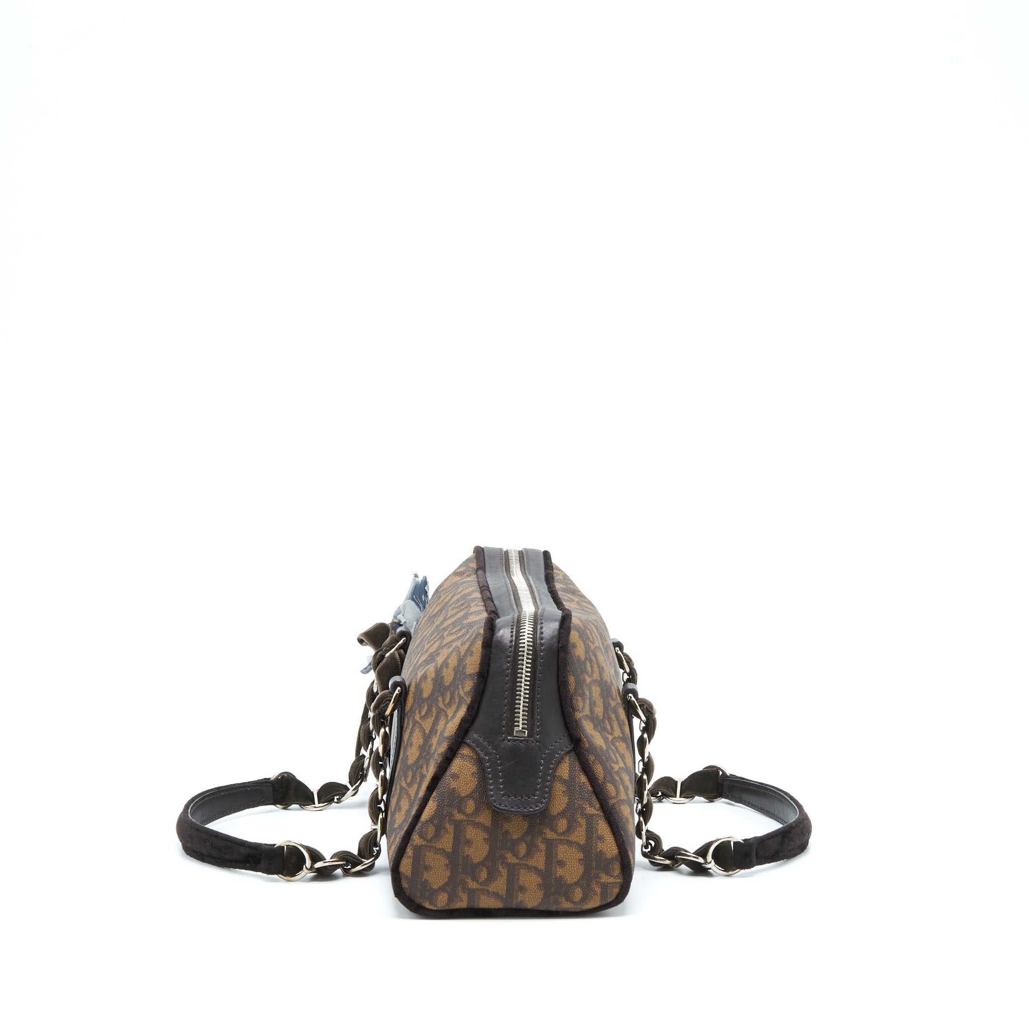 dior-vintage-romantique-trotter-bag-canvas-velvet-shw
