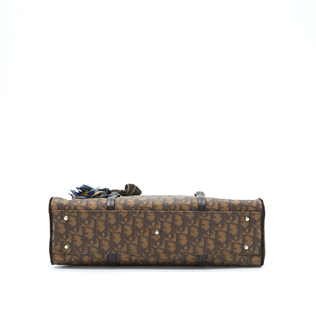 dior-vintage-romantique-trotter-bag-canvas-velvet-shw