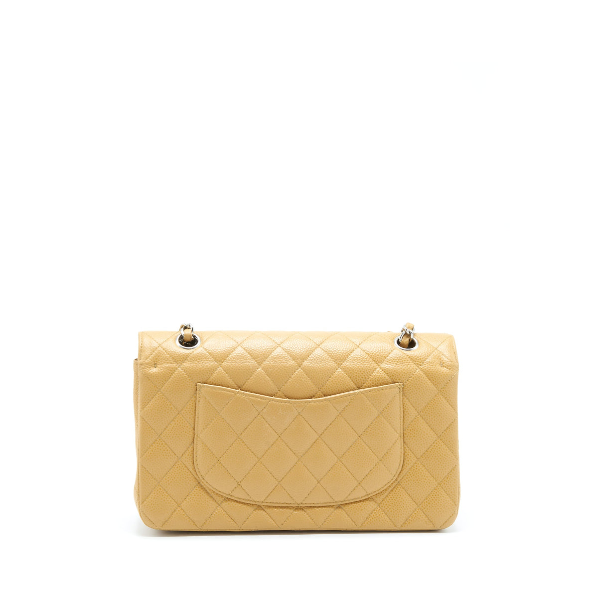 chanel-medium-classic-double-flap-bag-caviar-dark-beige-shw