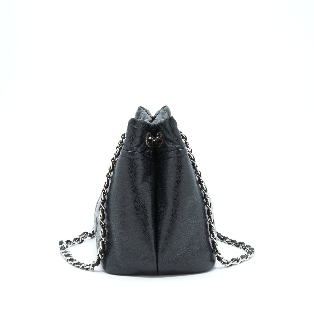chanel-timeless-soft-shopper-tote-caviar-black-shw