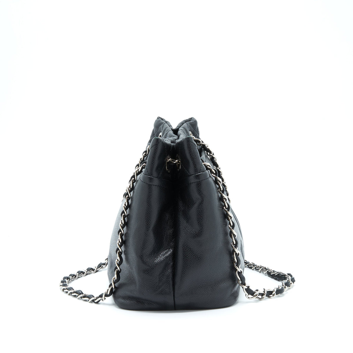 chanel-timeless-soft-shopper-tote-caviar-black-shw