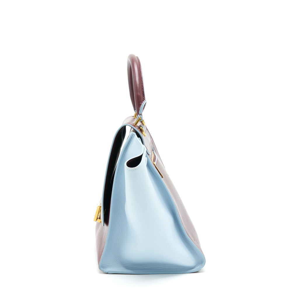 celine-trapeze-bag-burgundy-light-blu-ghw