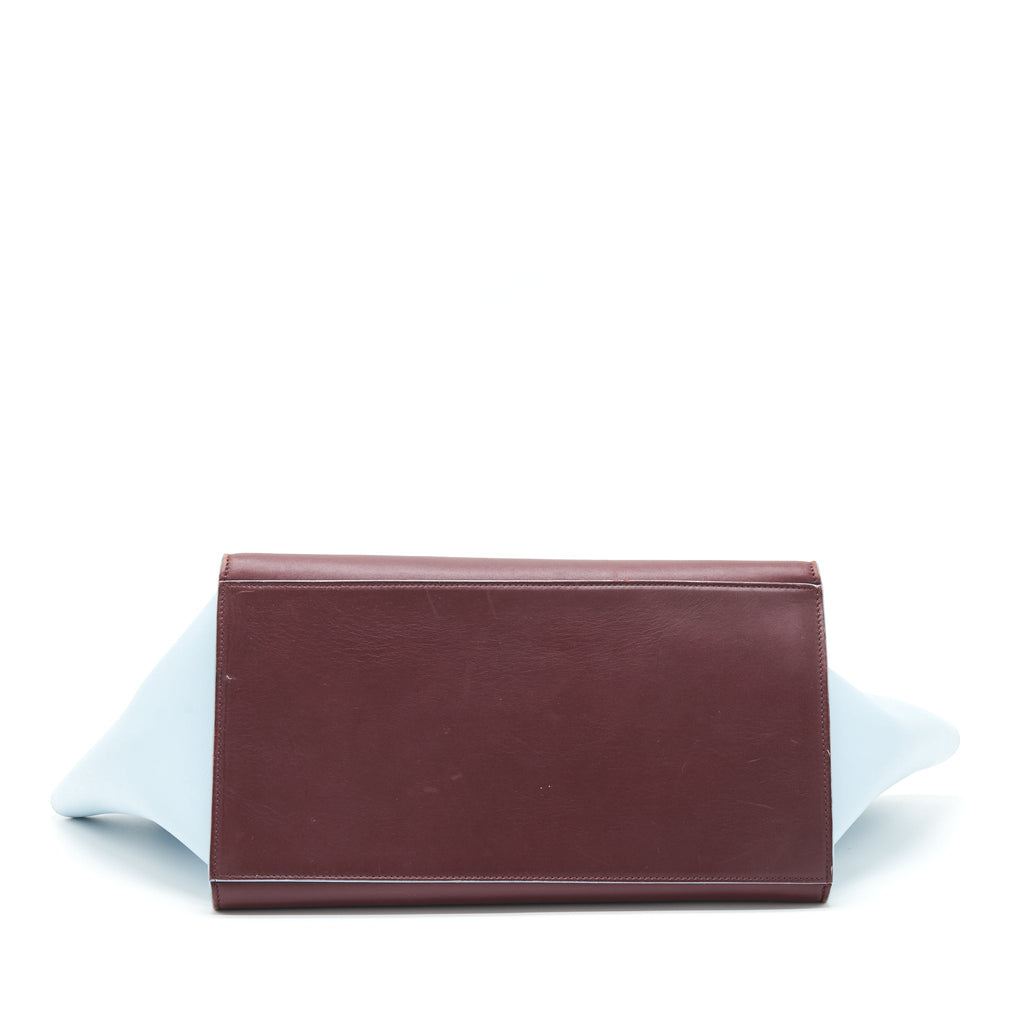 celine-trapeze-bag-burgundy-light-blu-ghw
