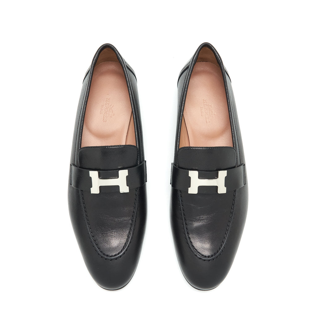 hermes-size-38-paris-loafer-black-shw-1
