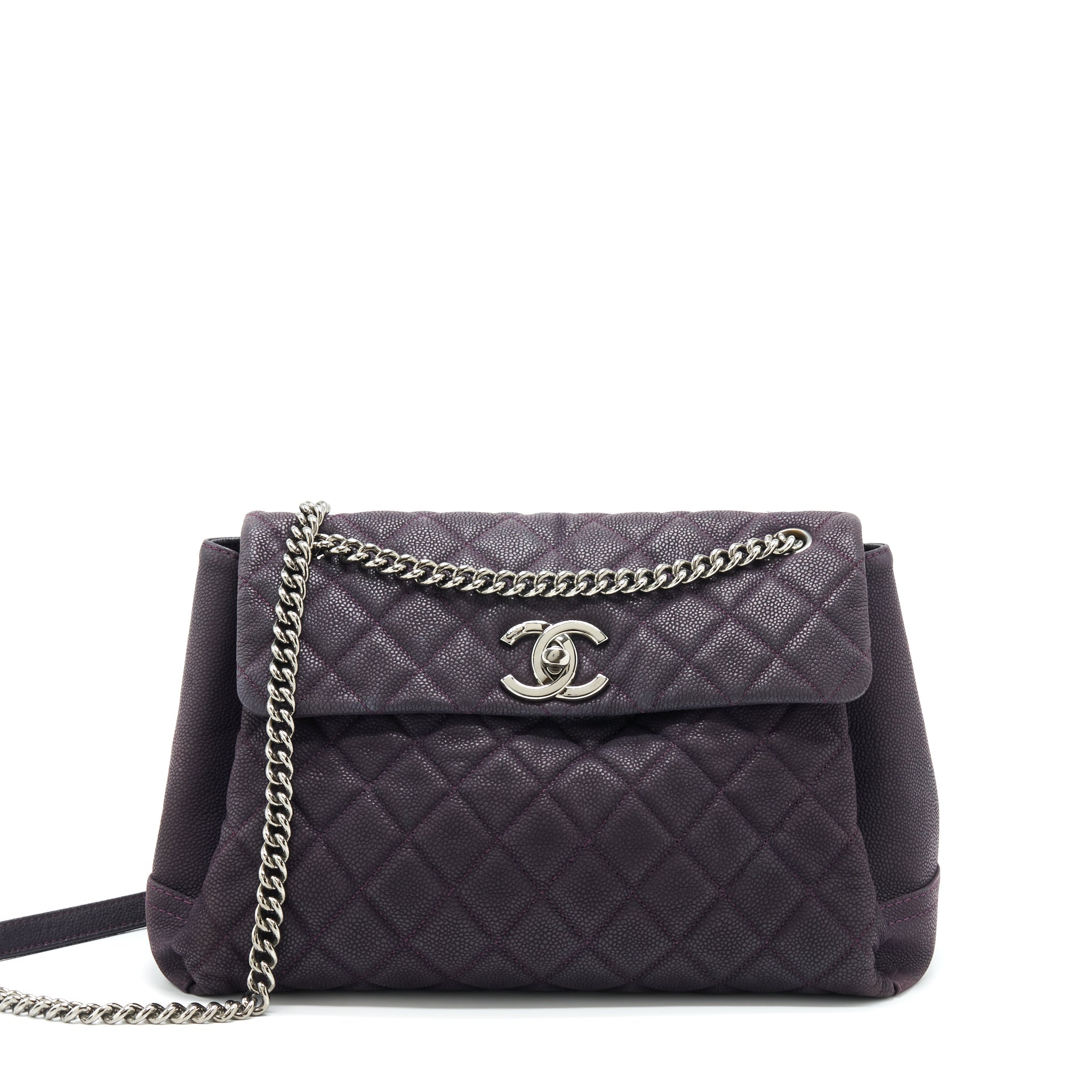 chanel-flap-tote-bag-with-chain-grained-calfskin-dark-purple-shw