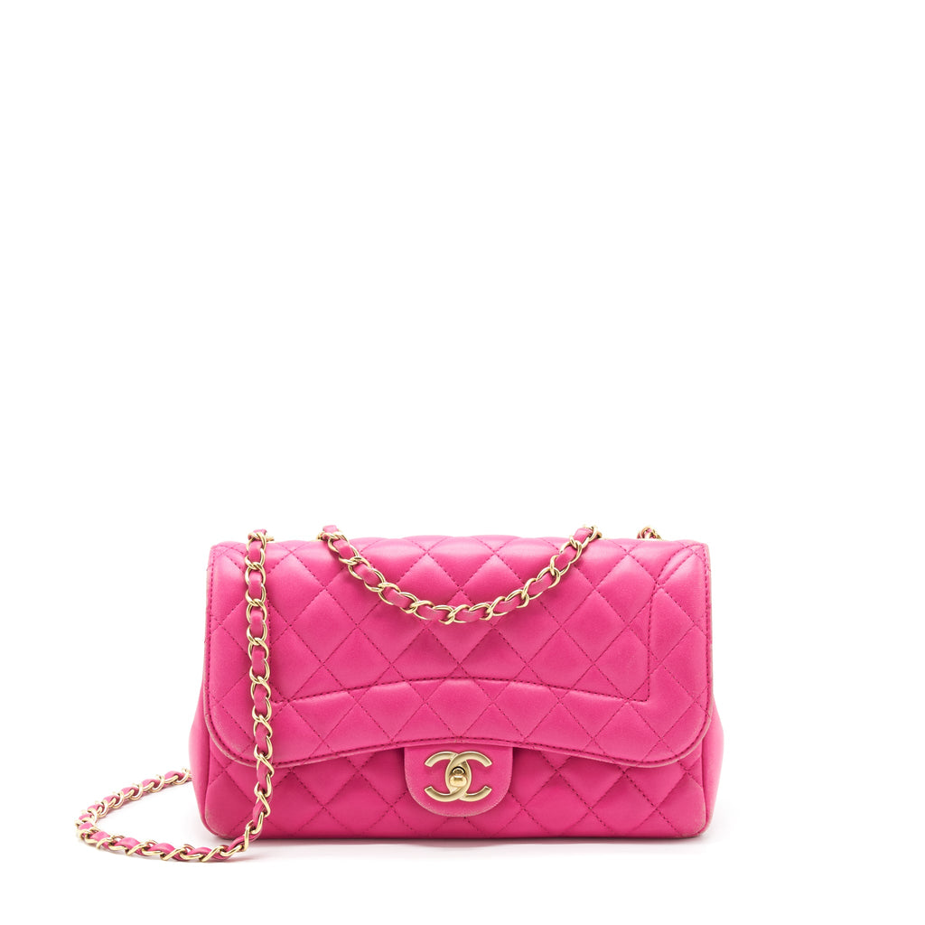 chanel-quilted-flap-bag-lambskin-pink-ghw