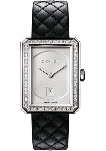chanel-boyafriend-quartz-watch-medium-steel-case-diamond-bezel-opaline-dial-black-strap-h6402