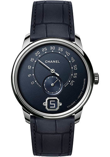 chanel-monsieur-blue-edition-manual-wind-watch-white-gold-case-grained-navy-blue-dial-navy-blue-strap-limited-edition-of-55-h6432
