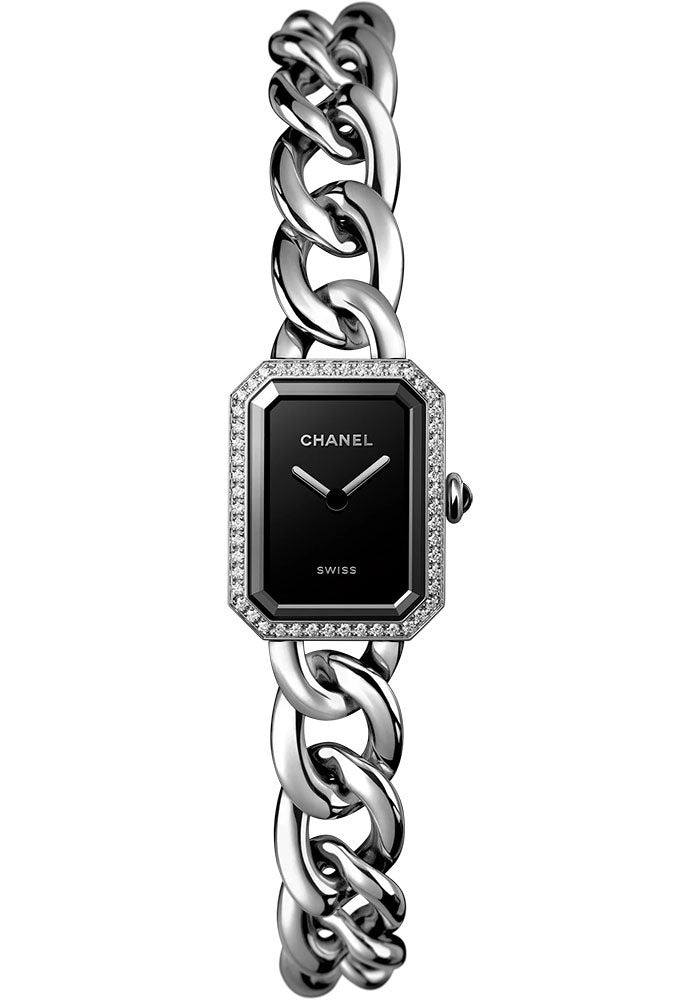 chanel-premi-re-gourmette-chain-quartz-watch-small-steel-diamond-case-black-dial-steel-chain-bracelet-h7021