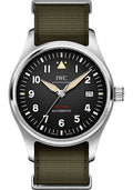 iwc-pilots-watch-automatic-spitfire-39-0-mm-stainless-steel-case-black-dial-green-textile-strap-iw326801