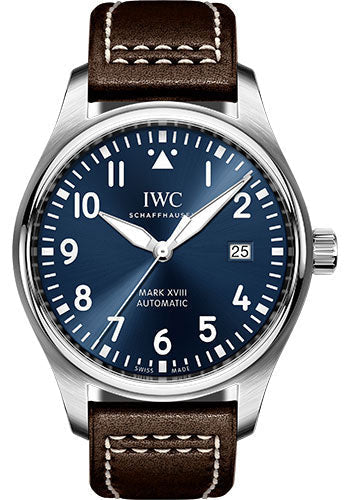 iwc-pilots-watch-mark-xviii-edition-le-petit-prince-40-0-mm-stainless-steel-case-blue-dial-brown-calfskin-strap-iw327010