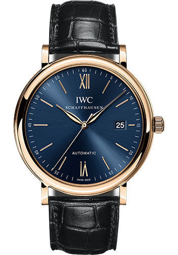 iwc-portofino-automatic-watch-40-0-mm-5n-gold-case-blue-dial-black-alligator-strap-iw356522