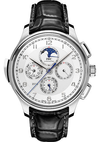 iwc-portugieser-grande-complication-limited-edition-of-250-watch-45-0-mm-platinum-case-silver-dial-black-alligator-strap-iw377601