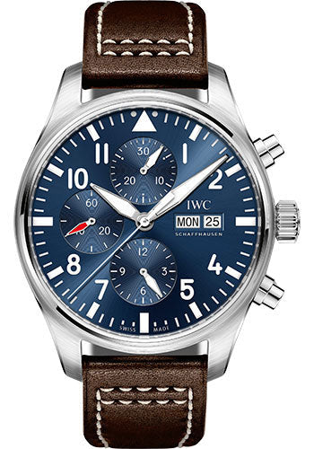 iwc-pilots-watch-chronograph-edition-le-petit-prince-43-mm-stainless-steel-case-midnight-blue-dial-brown-santoni-calfskin-strap-iw377714