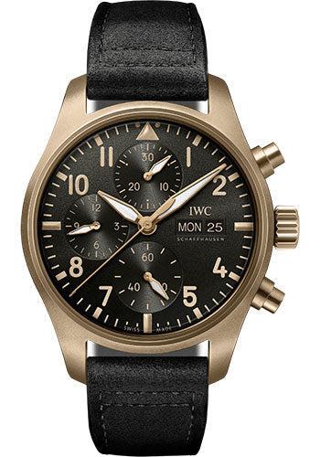 iwc-pilot-s-watch-chronograph-edition-10-years-of-mr-porter-watch-bronze-case-black-dial-black-alcantara-strap-limited-edition-of-110-iw387907