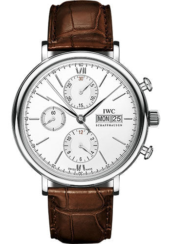 iwc-portofino-chronograph-watch-42-0-mm-stainless-steel-case-silver-dial-dark-brown-alligator-strap-iw391027