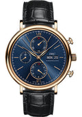 iwc-portofino-chronograph-watch-42-0-mm-5n-gold-case-blue-dial-black-alligator-strap-iw391035