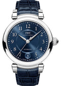 iwc-da-vinci-automatic-36-watch-36-0-mm-stainless-steel-case-blue-dial-blue-alligator-strap-iw458312