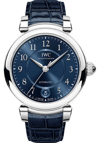 iwc-da-vinci-automatic-36-watch-36-0-mm-stainless-steel-case-blue-dial-blue-alligator-strap-iw458312